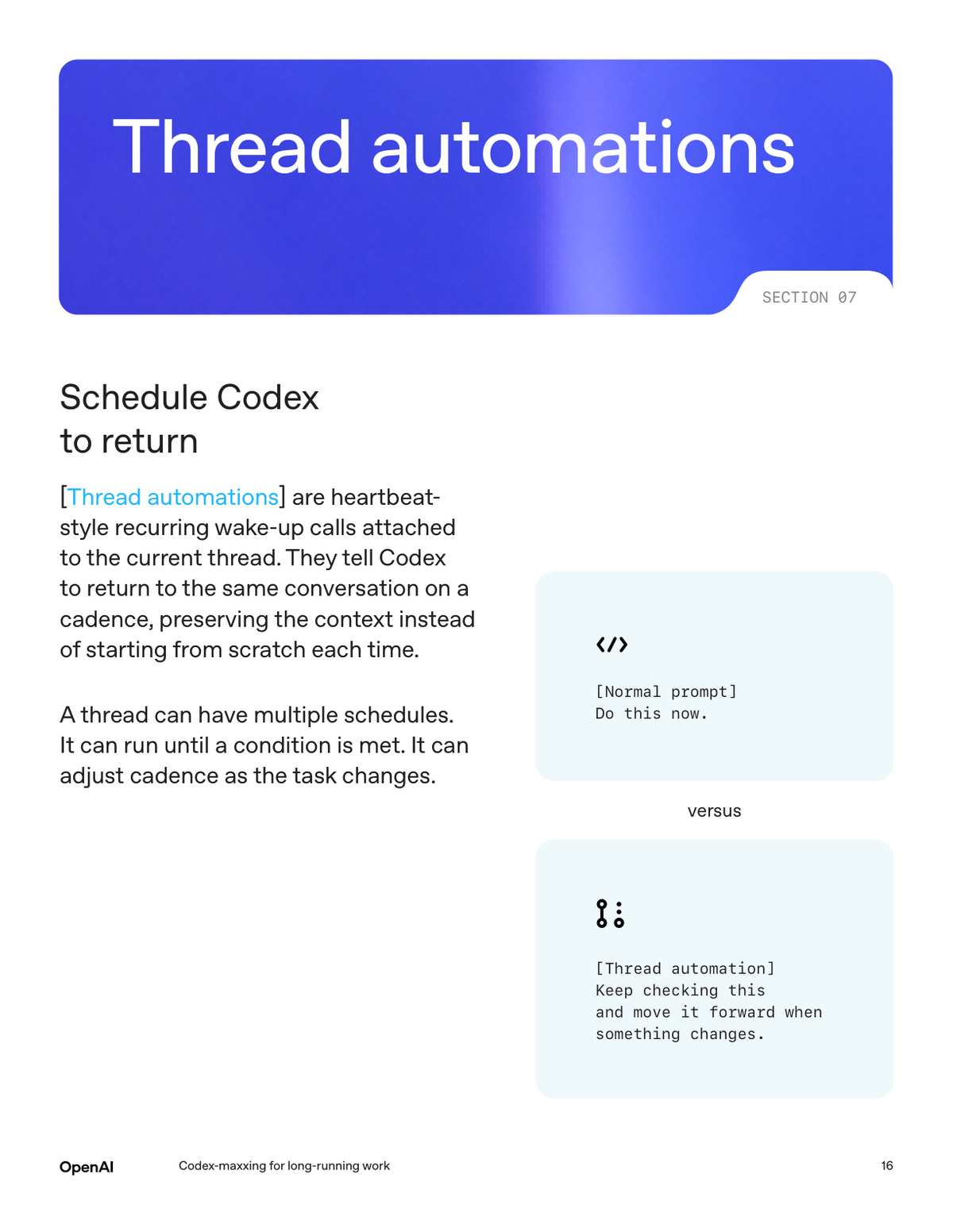 Thread Automations 示例